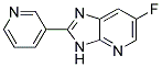 6- fluoro -2-pyridin-3-yl-3H-imidazo[4,5-b]pyridine 结构式
