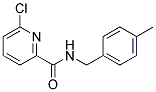 6-Chloro-pyridine-2-carboxylic acid 4-methyl-benzylamide 结构式
