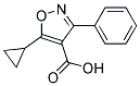 5-cyclopropyl-3-phenylisoxazole-4-carboxylic acid 结构式