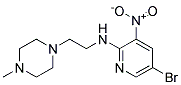 (5-Bromo-3-nitro-pyridin-2-yl)-[2-(4-methyl-piperazin-1-yl)-ethyl]-amine 结构式