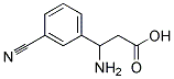 3-amino-3-(3-cyanophenyl)propanoic acid 结构式