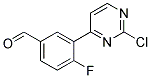 3-(2-Chloro-pyrimidin-4-yl)-4-fluoro-benzaldehyde 结构式