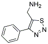 5-(AMINOMETHYL)-4-PHENYL-1,2,3-THIADIAZOLE 结构式