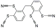 二硫氰二苯甲酯 结构式