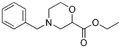 4-BENZYL-MORPHOLINE-2-CARBOXYLIC ACID ethyl ester 结构式