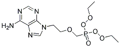 9-(2-Diethoxyphosphonomethoxyethyl)-Adenine 结构式