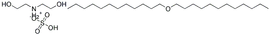 n-Dodecyl ether sulfate, diethanolamine salt 结构式