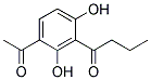 Acetyl hydroxy butyryl phenol 结构式