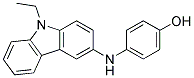 9-Ethyl-3-(4'-hydroxyphenylamino) carbazole 结构式