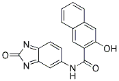 5-(2-Hydroxy-3-naphthoylamino) benzimidazolone 结构式