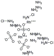 Rhodium chloropentaammine sulfate 结构式