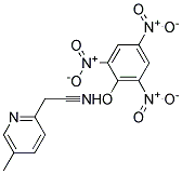 (5-METHYL-2-PYRIDYL)ACETONITRILEPICRATE 结构式