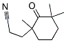 3-(1,3,3-TRIMETHYL-2-OXOCYCLOHEXYL)PROPIONITRILE 结构式