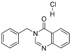 3-BENZYL-4(3H)-QUINAZOLINONEHYDROCHLORIDE 结构式