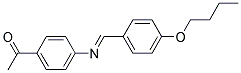 4'-(4-BUTOXYBENZYLIDENEAMINO)ACETOPHENONE 结构式