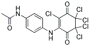 4'-(2,4,4,5,5-PENTACHLORO-3,6-DIOXO-1-CYCLOHEXENYLAMINO)ACETANILIDE 结构式