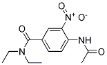 4-ACETAMIDO-N,N-DIETHYL-3-NITROBENZAMIDE 结构式