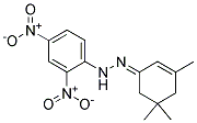 3,5,5-TRIMETHYL-2-CYCLOHEXENONE2,4-DINITROPHENYLHYDRAZONE 结构式