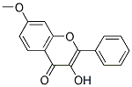 3-HYDROXY-7-METHOXY-2-PHENYL-4H-CHROMEN-4-ONE 结构式
