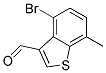 4-BROMO-7-METHYLBENZO(B)THIOPHENE-3-CARBALDEHYDE 结构式