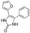 4-(2-FURYL)-5-PHENYL-4-IMIDAZOLIN-2-ONE 结构式