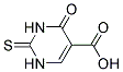 4-OXO-2-THIOXO-1,2,3,4-TETRAHYDRO-5-PYRIMIDINECARBOXYLICACID 结构式
