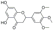 5,7-DIHYDROXY-2-(3,4,5-TRIMETHOXYPHENYL)-4-CHROMANONE 结构式
