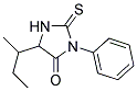 5-SEC-BUTYL-3-PHENYL-2-THIOXO-4-IMIDAZOLIDONE 结构式
