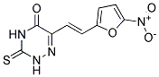 6-(2-(5-NITRO-2-FURYL)VINYL)-3-THIOXO-3,4-DIHYDRO-1,2,4-TRIAZIN-5(2H)-ONE 结构式