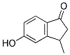 5-HYDROXY-3-METHYL-1-INDANONE 结构式