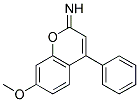 7-METHOXY-4-PHENYL-2H-CHROMEN-2-IMINE 结构式