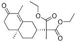 DIETHYLCIS-2-(4A,8-DIMETHYL-7-OXO-1,2,3,4,4A,5,6,7-OCTAHYDRO-2-NAPHTHYL)-2-METHYLMALONATE 结构式