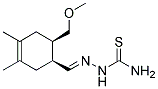 CIS-6-METHOXYMETHYL-3,4-DIMETHYL-3-CYCLOHEXENECARBALDEHYDETHIOSEMICARBAZONE 结构式