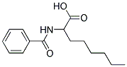 DL-2-BENZAMIDOOCTANOICACID 结构式