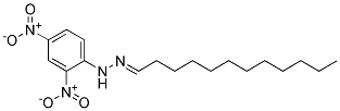 LAURALDEHYDE2,4-DINITROPHENYLHYDRAZONE 结构式