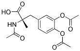 N-ACETYL-3-(3,4-DIACETOXYPHENYL)-2-METHYL-L-ALANINE 结构式