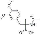 N-ACETYL-3,4-DIMETHOXY-A-METHYL-DL-PHENYLALANINE 结构式