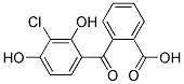O-(3-CHLORO-2,4-DIHYDROXYBENZOYL)BENZOICACID 结构式