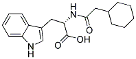 N-CYCLOHEXYLACETYL-L-TRYPTOPHAN 结构式