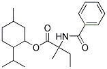 P-MENTH-3-YL2-BENZAMIDO-2-METHYLBUTYRATE 结构式