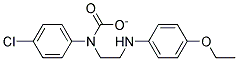 P-CHLOROPHENYL(2-(P-PHENETIDINO)ETHYL)CARBAMATE 结构式