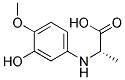 DL--(3-Hydroxy-4-methoxyphenyl)alanine 结构式