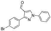 3-(4-Bromophenyl)-1-phenyl-1H-pyrazole-4-carboxaldehyde 结构式