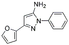 3-(Furan-2-yl)-1-phenyl-1H-pyrazol-5-ylamine 结构式