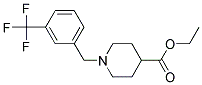 Ethyl1-(3-Trifluoromethyl-benzyl)-piperidine-4-carboxylate 结构式