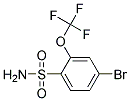 4-Bromo-2-trifluoromethoxybenzenesulfonamide 结构式