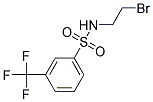 N-(2-Bromo-ethyl)-3-trifluoromethyl-benzenesulfonamide 结构式