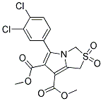 Dimethyl 5-(3,4-dichlorophenyl)-2,2-dioxo-2,3-dihydro-1H-2lambda6-pyrrolo[1,2-c][1,3]thiazole-6,7-dicarboxylate 结构式