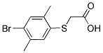 (4-BROMO-2,5-DIMETHYL-PHENYLSULFANYL)-ACETIC ACID 结构式