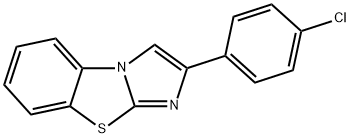 2-(4-CHLOROPHENYL)IMIDAZO[2,1-B][1,3]BENZOTHIAZOLE 结构式